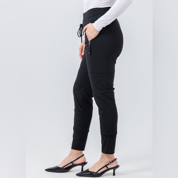 RAFFAELLO ROSSI Black Track Pants - Picture 7 of 10